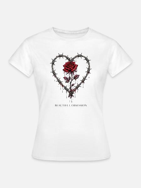 Wunderschöne Obsession - Frauen T-Shirt - Weiß
