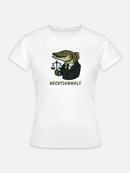 HECHTSANWALT  - Frauen T-Shirt - Weiß