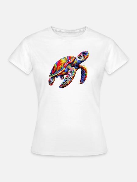 Schildkröte - Frauen T-Shirt - Weiß