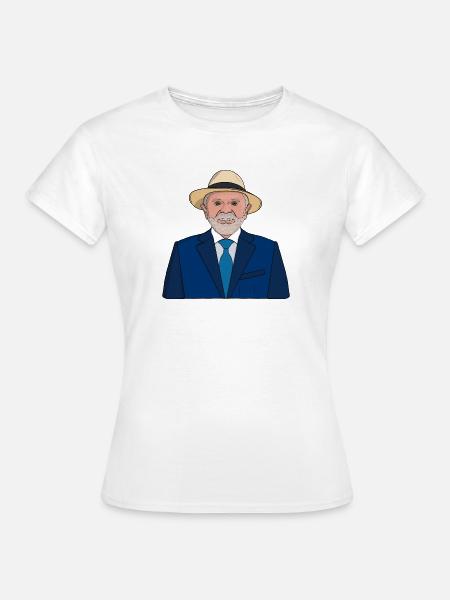 Präsident Lula da Silva Art – brasilianischer Führer - Frauen T-Shirt - Weiß