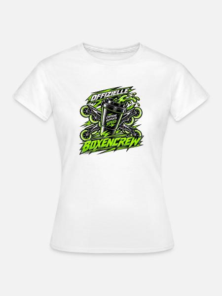 Offizielle Boxencrew Inline Speedskating - Frauen T-Shirt - Weiß