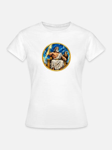 Zeus Donnerthron - Frauen T-Shirt - Weiß
