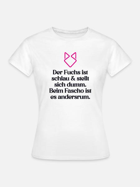 ZEICHEN SETZEN GEGEN RECHTS - Frauen T-Shirt - Weiß
