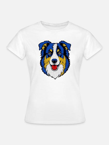 Aussie Australian Shepherd - Frauen T-Shirt - Weiß