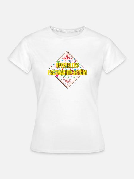 Offizielles Fastnachtkostüm - Frauen T-Shirt - Weiß