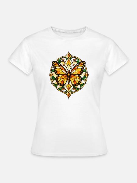 Schmetterlinge Schöner Schmetterling - Frauen T-Shirt - Weiß