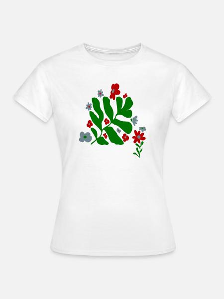 Flower - Frauen T-Shirt - Weiß