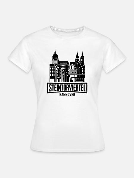 Hannover Steintorviertel - Frauen T-Shirt - Weiß