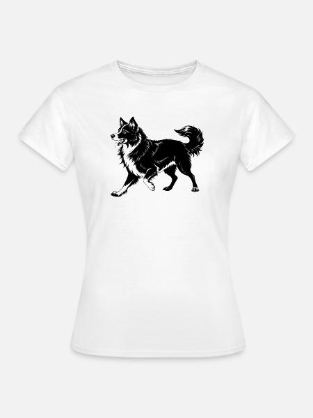 Australian Shepherd Dog-Gangarten - Frauen T-Shirt - Weiß