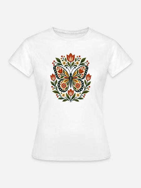 Schmetterlinge Schöner Schmetterling - Frauen T-Shirt - Weiß