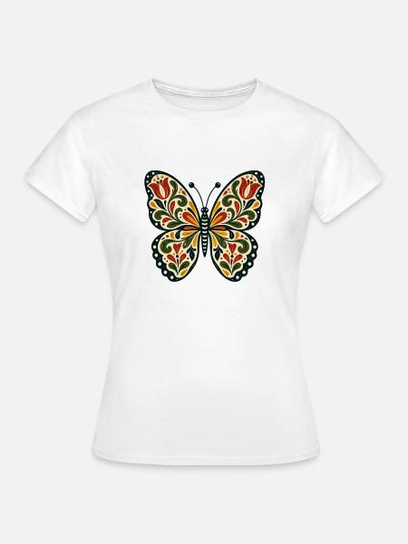 Schmetterlinge Schöner Schmetterling - Frauen T-Shirt - Weiß