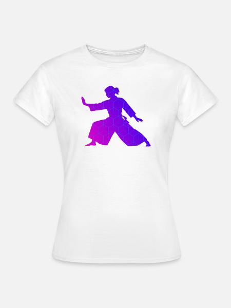 Japanische Kampfkunst Geschenkidee für Weihnachten - Frauen T-Shirt - Weiß