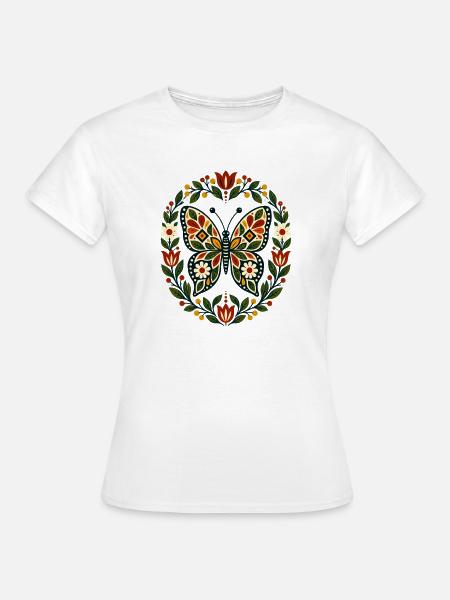Schmetterlinge Schöner Schmetterling - Frauen T-Shirt - Weiß
