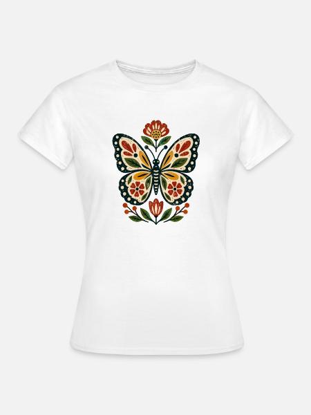 Schmetterlinge Schöner Schmetterling - Frauen T-Shirt - Weiß