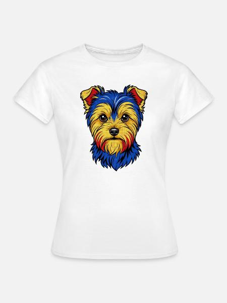 Yorkie - Frauen T-Shirt - Weiß