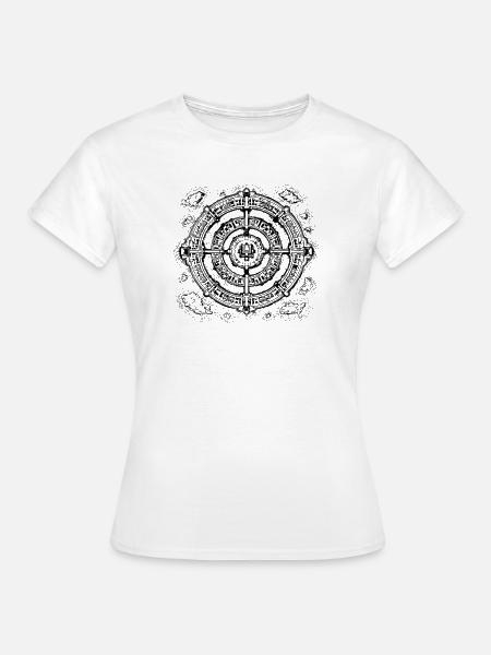 Atlantis City Karte - Frauen T-Shirt - Weiß