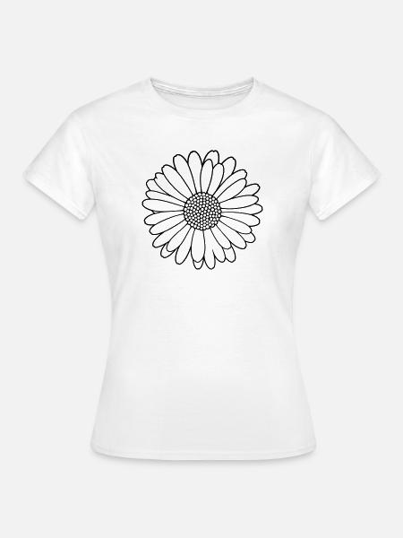 Gänseblümchen – Blüte Frühling Natur - Frauen T-Shirt - Weiß