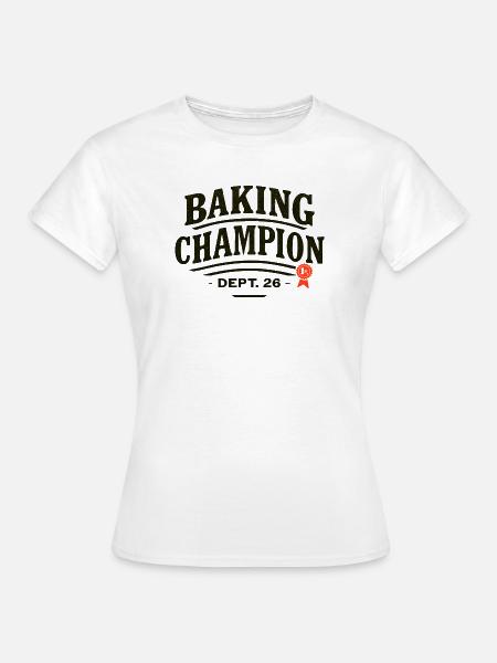 Backchampion Abzeichen – Dept 26 - Frauen T-Shirt - Weiß