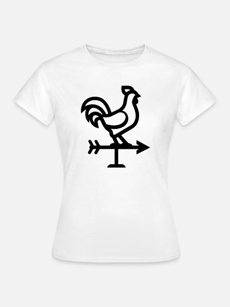 Wetterhahn - Frauen T-Shirt - Weiß
