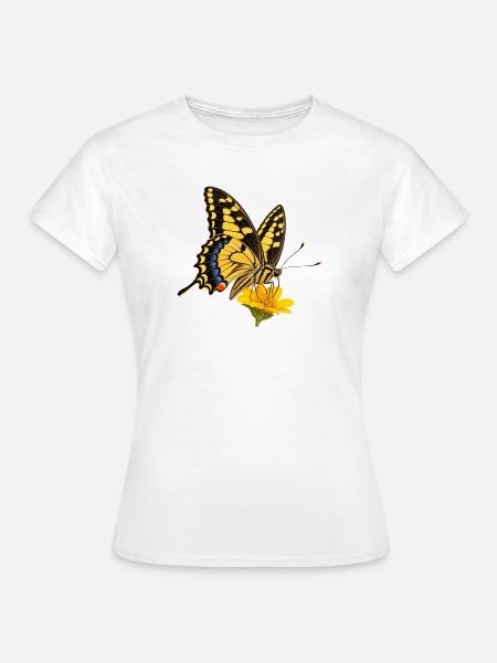 Schmetterling Koenigs page - Frauen T-Shirt - Weiß