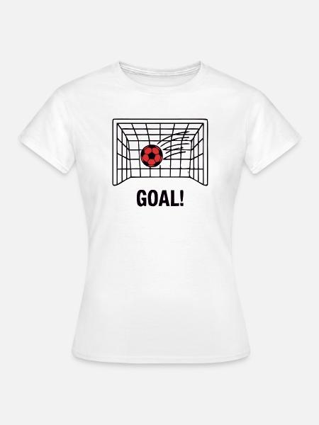 Fussballer Wappen Stadium Hero - Frauen T-Shirt - Weiß