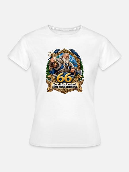 66.Geburtstag - Frauen T-Shirt - Weiß