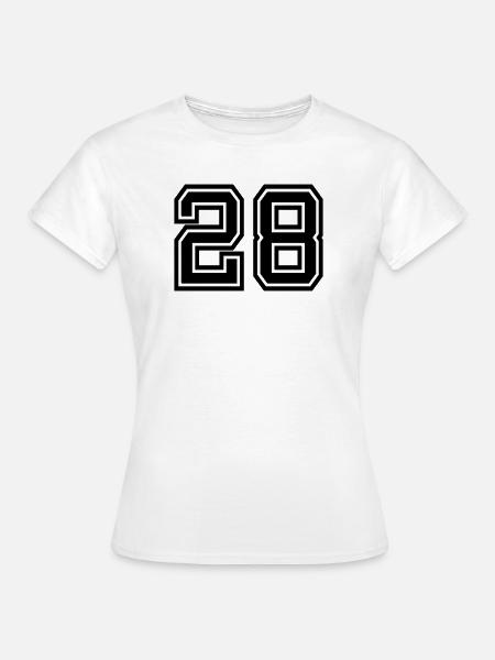 28 - Frauen T-Shirt - Weiß