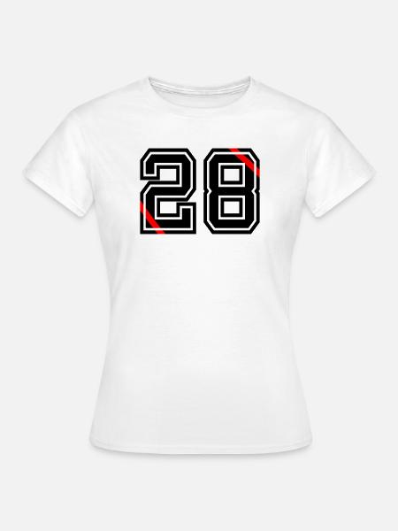 28- - Frauen T-Shirt - Weiß