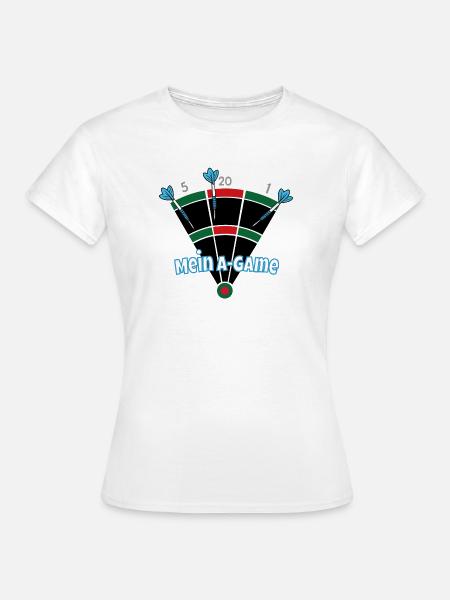 Mein A-Game - Frauen T-Shirt - Weiß