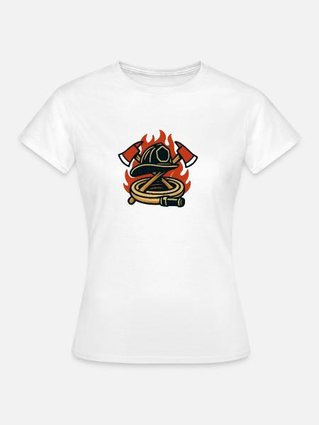 Feuerwehr Motiv für Einsatzkräfte. - Frauen T-Shirt - Weiß