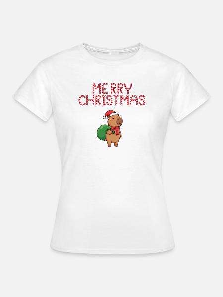 Frohe Weihnachten - Frauen T-Shirt - Weiß