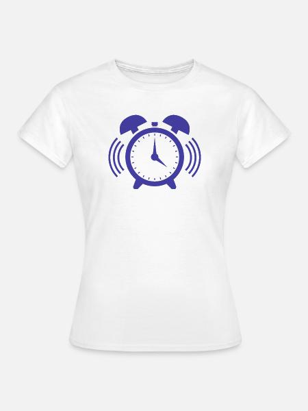Wecker - Frauen T-Shirt - Weiß