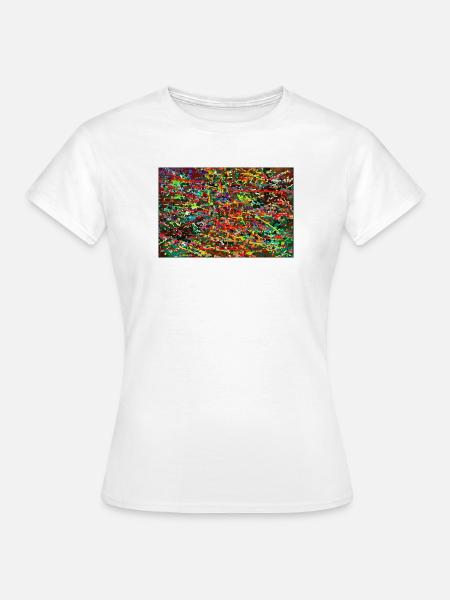 dichte_schichtungen - Frauen T-Shirt - Weiß
