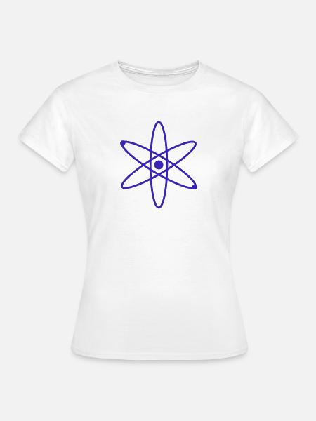 Atom - Frauen T-Shirt - Weiß