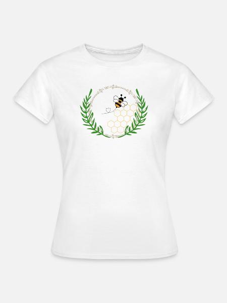Bee - Frauen T-Shirt - Weiß
