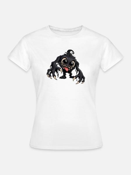 Schattenmonster - Monster unter dem Bett Party - Frauen T-Shirt - Weiß