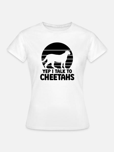 Gepard Humor - Frauen T-Shirt - Weiß