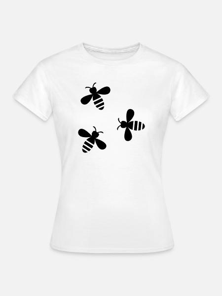 Bienen - Frauen T-Shirt - Weiß