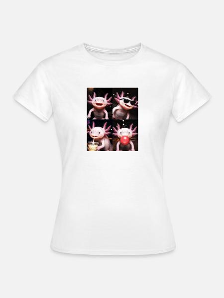 Axolotls Axolotl - Frauen T-Shirt - Weiß