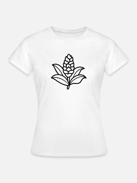 Ingwerblüte - Frauen T-Shirt - Weiß