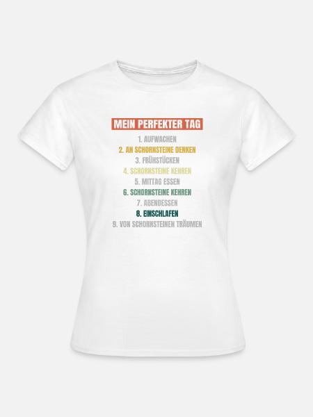 Schornsteinfeger Herren - Frauen T-Shirt - Weiß