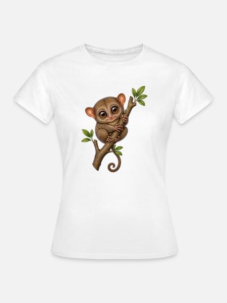 Koboldmaki - Frauen T-Shirt - Weiß