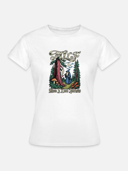 Waldmagie - Frauen T-Shirt - Weiß