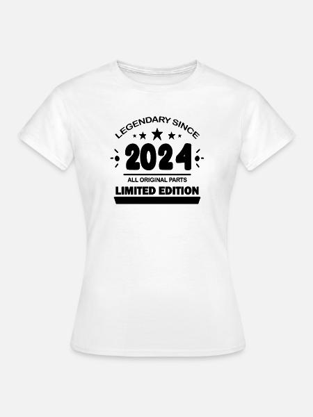 Jahrgang 2024 - Frauen T-Shirt - Weiß