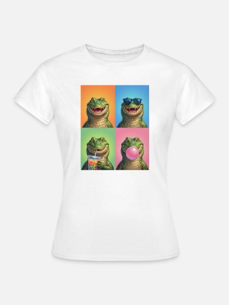 Alligatoren Alligator - Frauen T-Shirt - Weiß