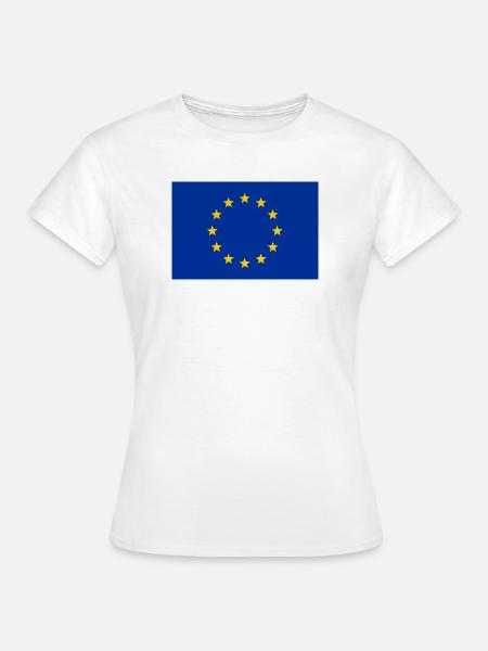 EU-Flagge - Frauen T-Shirt - Weiß
