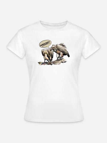 Mahlzeit Geierduo - Frauen T-Shirt - Weiß