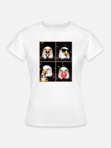 Eagle Adler - Frauen T-Shirt - Weiß