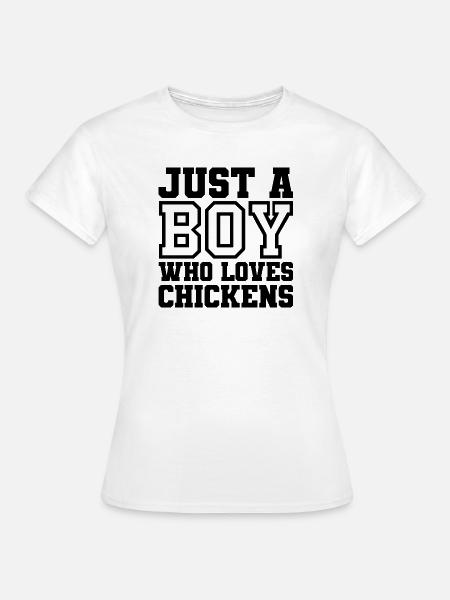 Huhn Spruch Humor - Frauen T-Shirt - Weiß