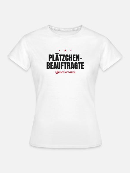 Plätzchen-Beauftragte – offiziell ernannt - Frauen T-Shirt - Weiß